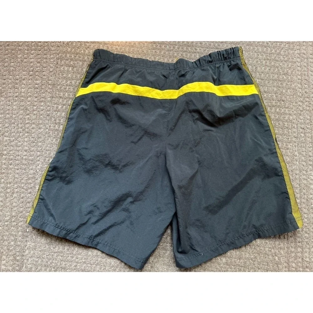 Nike Swim‎ Trunks with Yellow Stripe Detail Lightweight Size XL